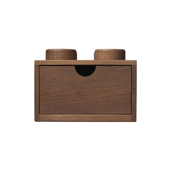LEGO® 2x2 Desk Drawer, dark stained oak, Room Copenhagen