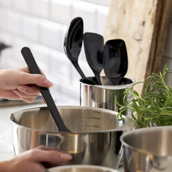 NEW Classic Kitchen Spoon Broad, carbon black, Rosti
