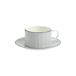 Gio Teacup with saucer, white, Wedgwood