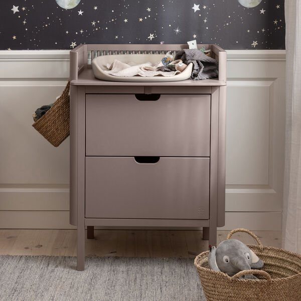 Sebra Changing Unit with Drawers, jetty beige Sebra Changing Unit with Drawers, jetty beige, Sebra