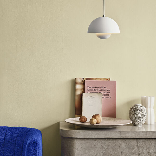 Flowerpot VP1 Pendant, matt white, &Tradition