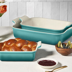 Heritage Rectangular Dish 19 cm, bleu riviera, Le Creuset