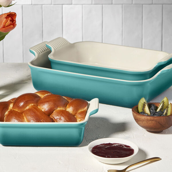Heritage Rectangular Dish 19 cm, bleu riviera, Le Creuset