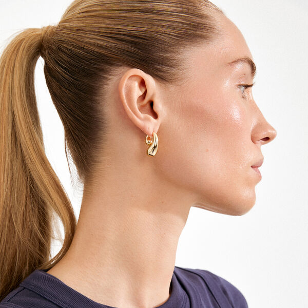 JENNINGS earrings, gold plated, Pilgrim