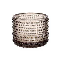 Kastehelmi tealight holder, linen, Iittala