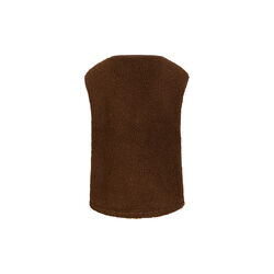 CC Heart JAMIE fleece vest, chocolate brown, Coster Copenhagen