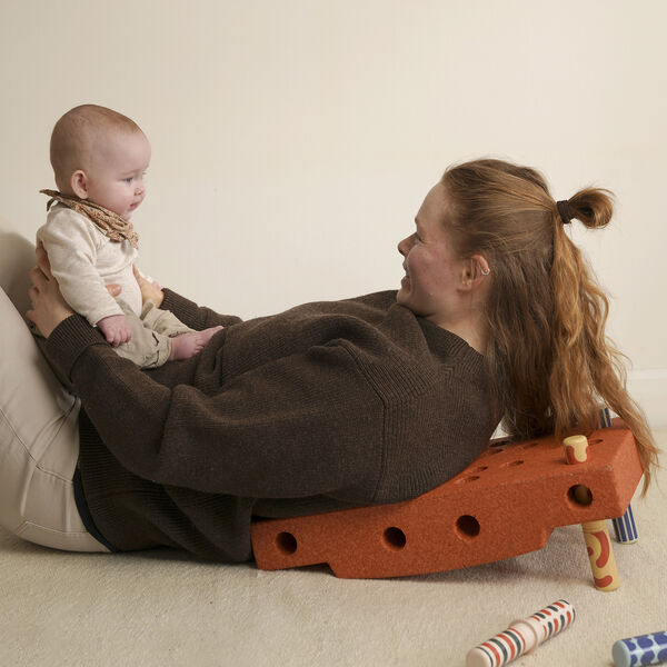 Baby Activity Set, burnt orange/dusty green, MODU