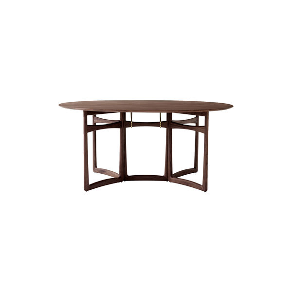 Drop Leaf HM6 Dining Table, oiled walnut, &Tradition