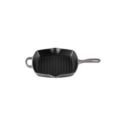 Signature cast iron square grillit 26 cm, flint, Le Creuset