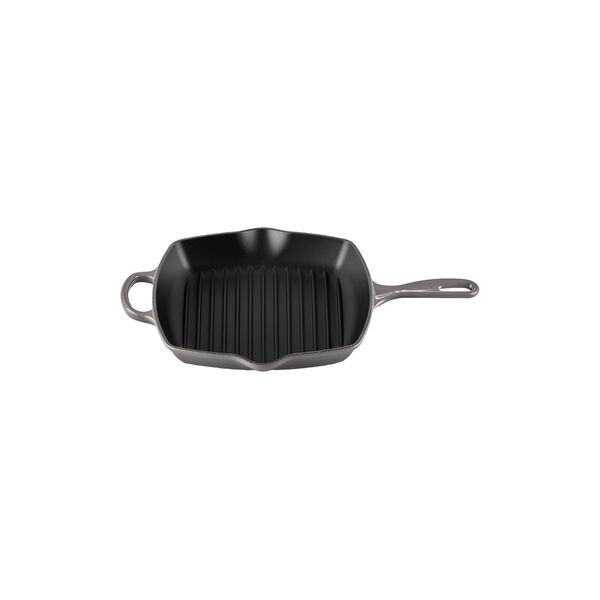 Signature cast iron square grillit 26 cm, flint, Le Creuset