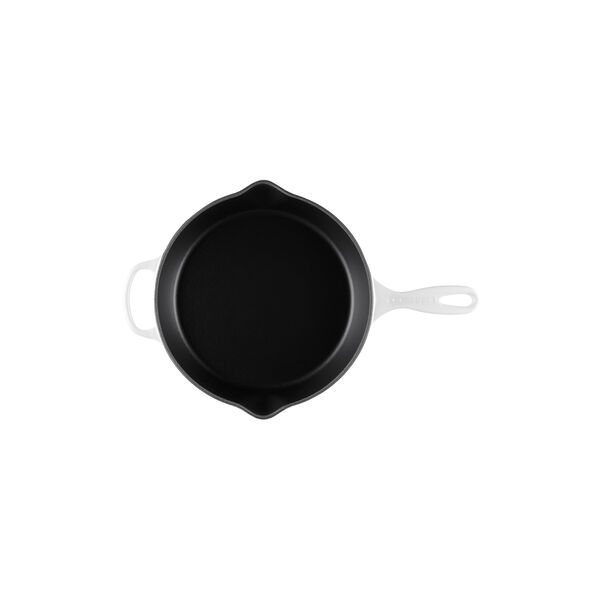 Signature cast iron deep skillet &Oslash; 26 cm, white, Le Creuset