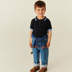 Knitted Pattern Polo, Copenhagen Colors Organics