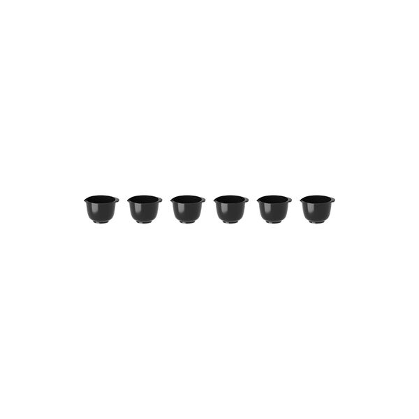 Margrethe Mini bowl 6 pcs, black, Rosti