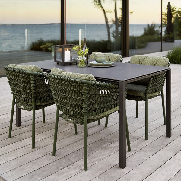 Cushion Set for Ocean Chair, dark green, Cane-line