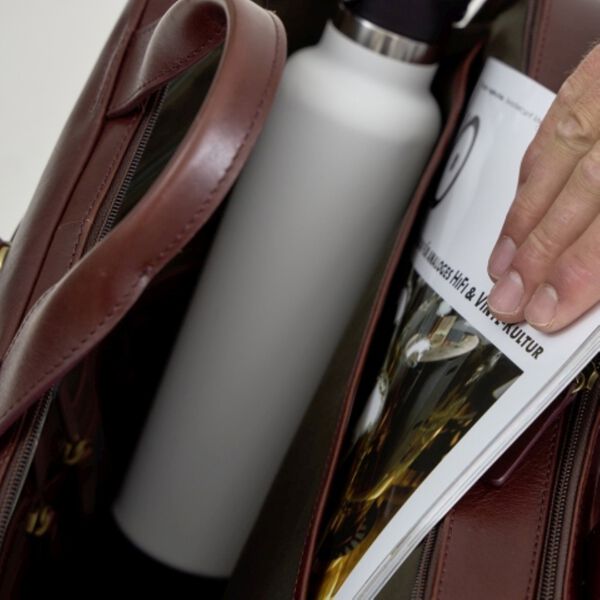 SKAGEN Briefcase, brown, JOST