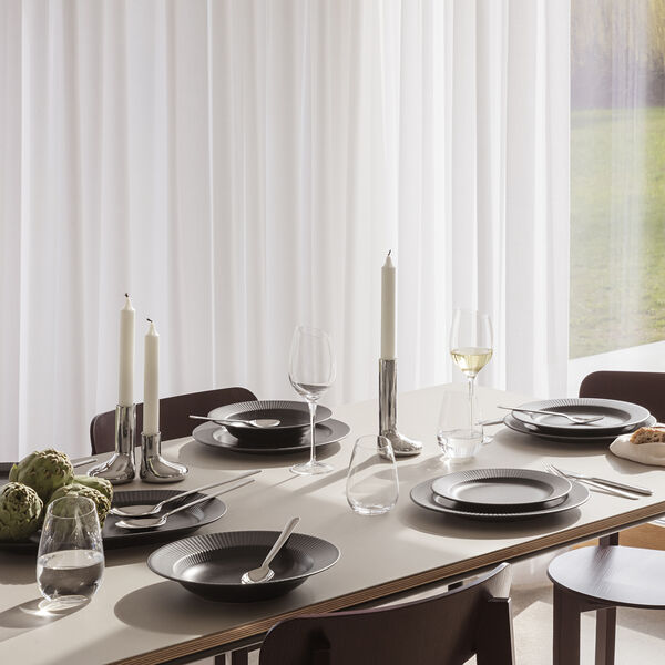 Legio Nova Deep plate 22 cm, black, Eva Trio