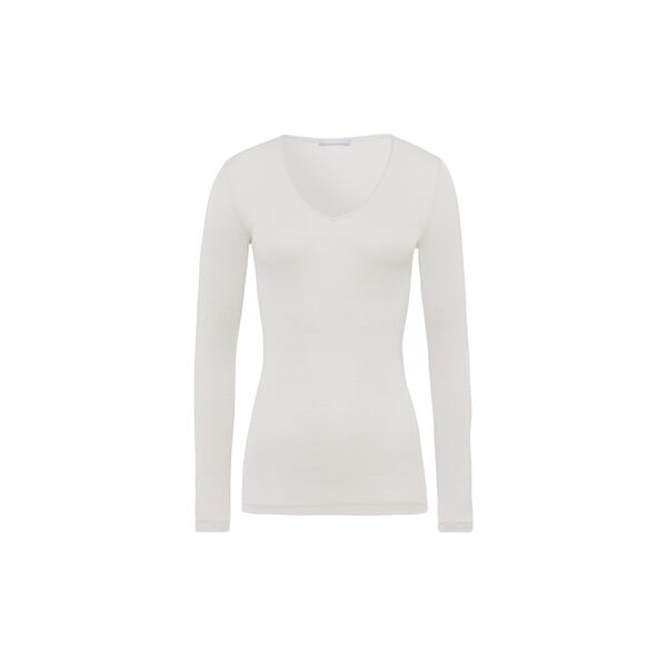 L/SLV Shirt, cygne, HANRO