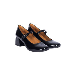 Mary-Jane Shoe, black, ANGULUS