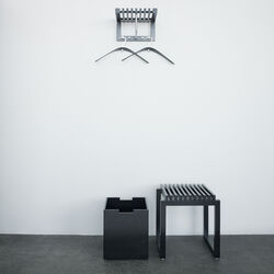 Cutter Stool, black/oak, Skagerak by Fritz Hansen