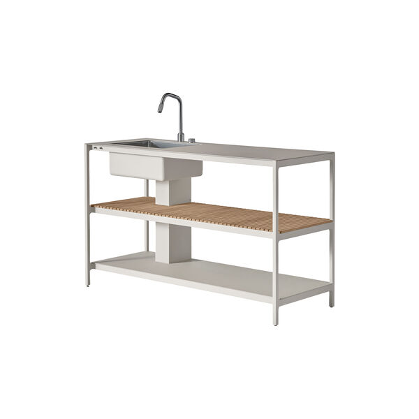 Vipp742 Open-Air Outdoor Kitchen Unit with Sink, Vipp