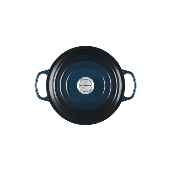 Signature round cast iron pot &Oslash; 26 cm, nuit, Le Creuset