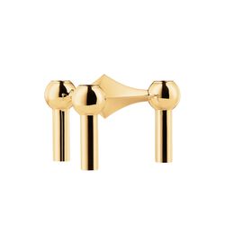 STOFF Nagel Candleholder, brass, STOFF Nagel
