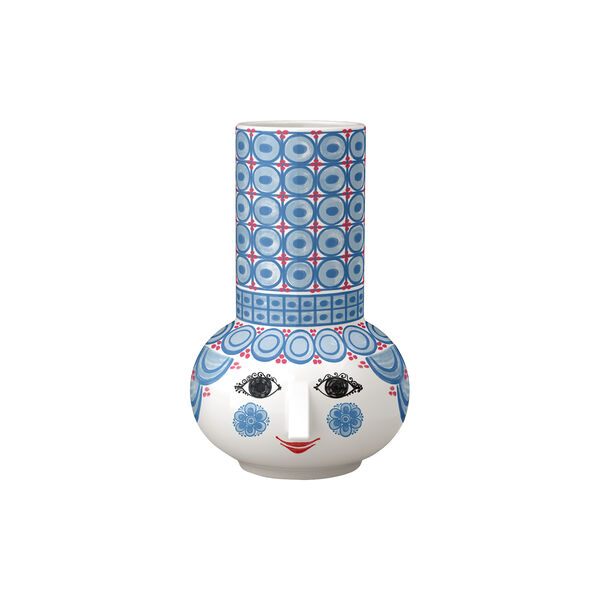 Olga Candle holder, light blue, Bjørn Wiinblad