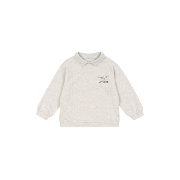 Spotty LS Polo, off white melange Spotty LS Polo, off white melange, Konges Sløjd