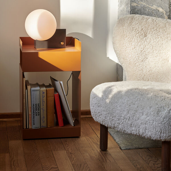 Rotate SC73 Trolley, terracotta Rotate SC73 Trolley, terracotta, &Tradition