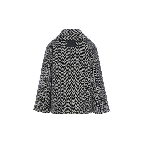 Nishin double-breasted jacket, herringbone, BITTE KAI RAND
