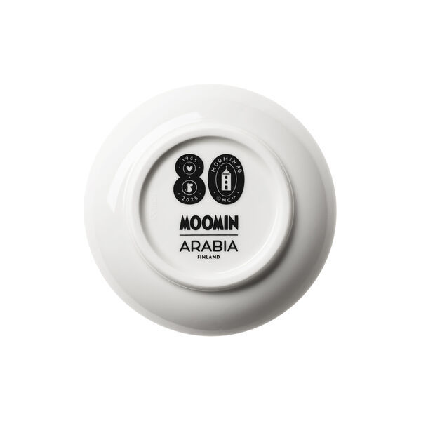 Mummy mini plate Love, blue, Moomin Arabia