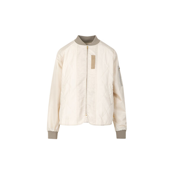 Quilted bomber jacket, pearl, Coster Copenhagen
