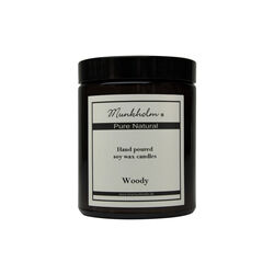Soy Wax Candle, woody, Munkholm