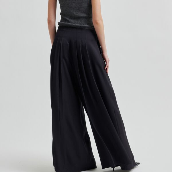 Glara Trousers, black Glara Trousers, black, Second Female