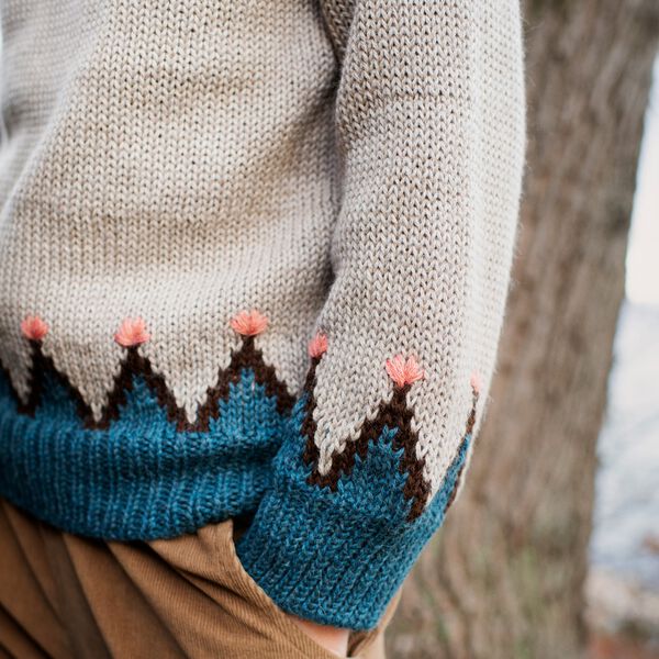 Alpaca Mountain Sweater, multi, Serendipity