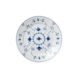 Blue Fluted Plain Plate Ø 22 cm, Royal Copenhagen