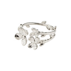 AJANI ring, silver plated, Pilgrim