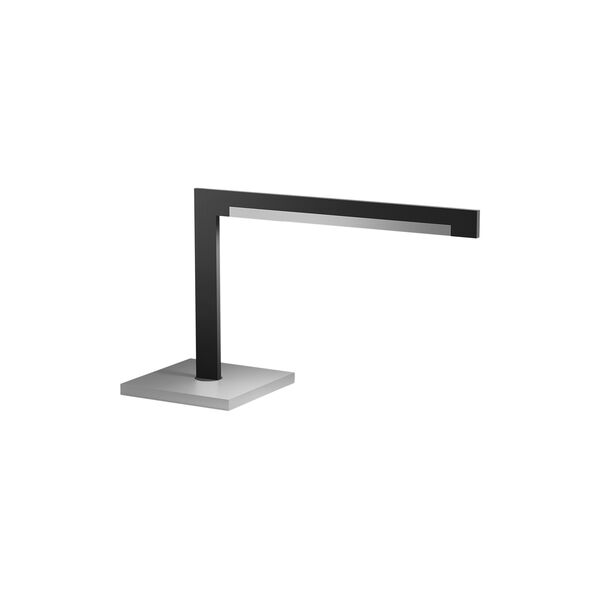 INLAY T2 LINEAR Table Lamp, matt black/satin silver, LIGHT-POINT