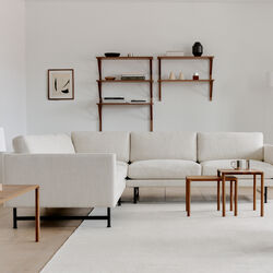 562D Calmo Elements Sofa, Ecriture 0210/black steel, Fredericia Furniture