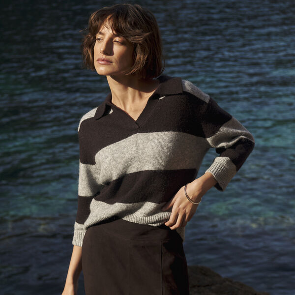 CharlottPW Pullover, whitecap melange, Part Two