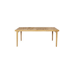 OUTDOOR RIB Dining Table 70x140, Sibast Furniture
