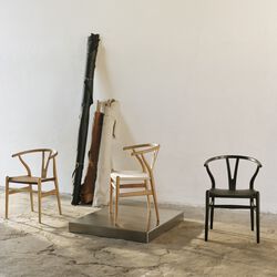 CH24P | Wishbone Chair | Oak Oil/Loke 7060, Carl Hansen & S&oslash;n