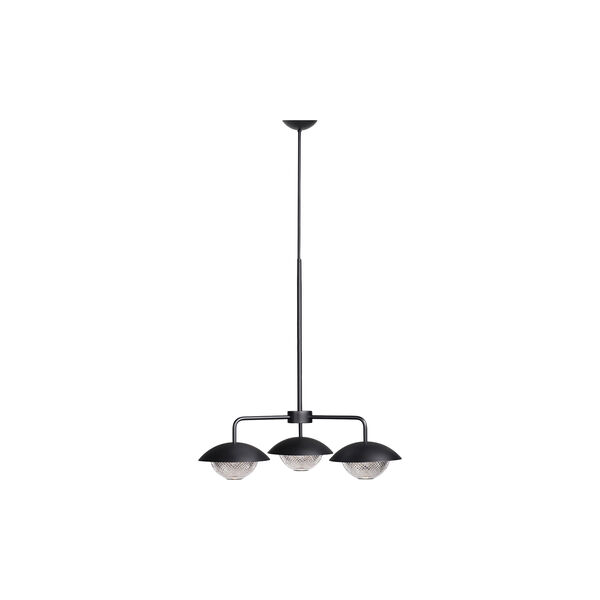 Grace 3 Chandelier, black, Rubn