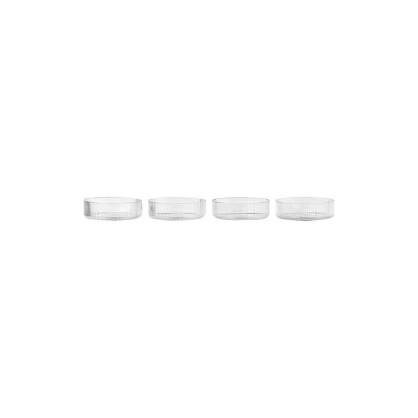 Ripple Serving Bowls 4 pcs, ferm LIVING
