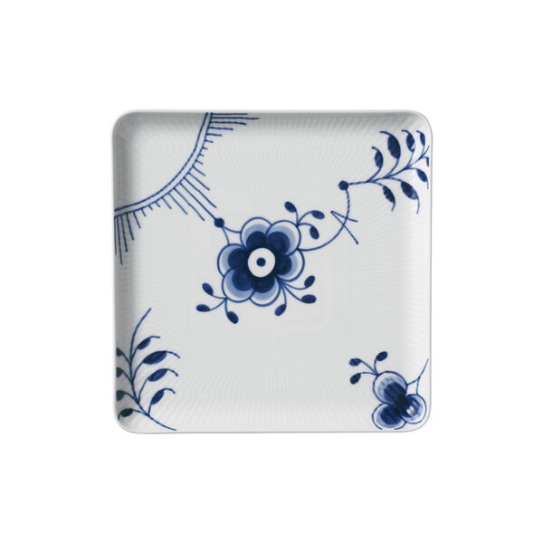 Blue Fluted Mega Square Plate 20 cm Blue Fluted Mega Square Plate 20 cm, Royal Copenhagen