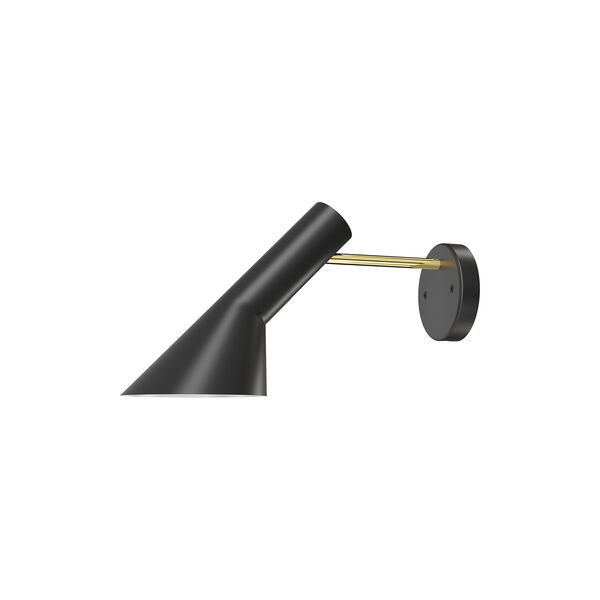 AJ Wall Lamp, brass/black AJ Wall Lamp, brass/black, Louis Poulsen