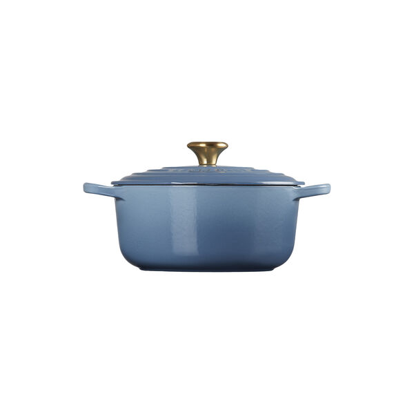 Signature round cast iron pot &Oslash; 20 cm, chambray, Le Creuset