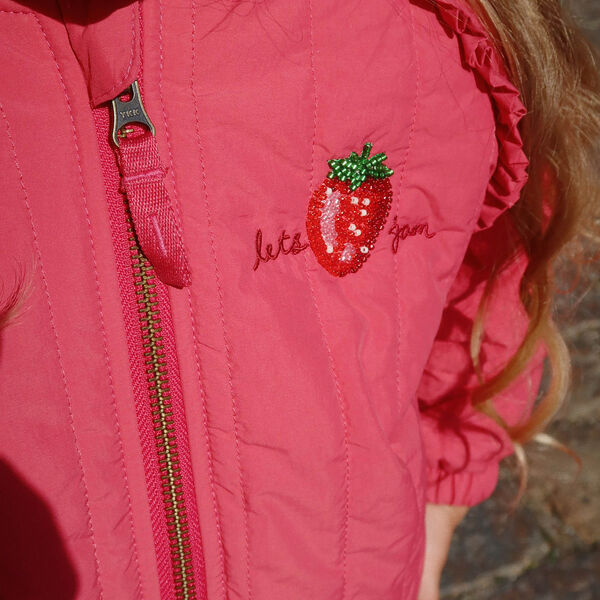 Juno Sparkle Bomber Jacket, raspberry wine, Konges Sløjd