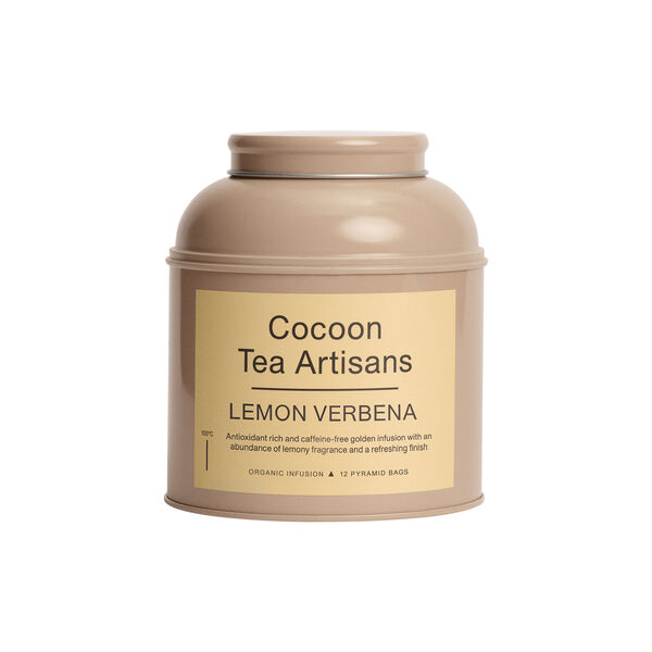 Tea Caddy, organic lemon verbena, Cocoon Tea Artisans