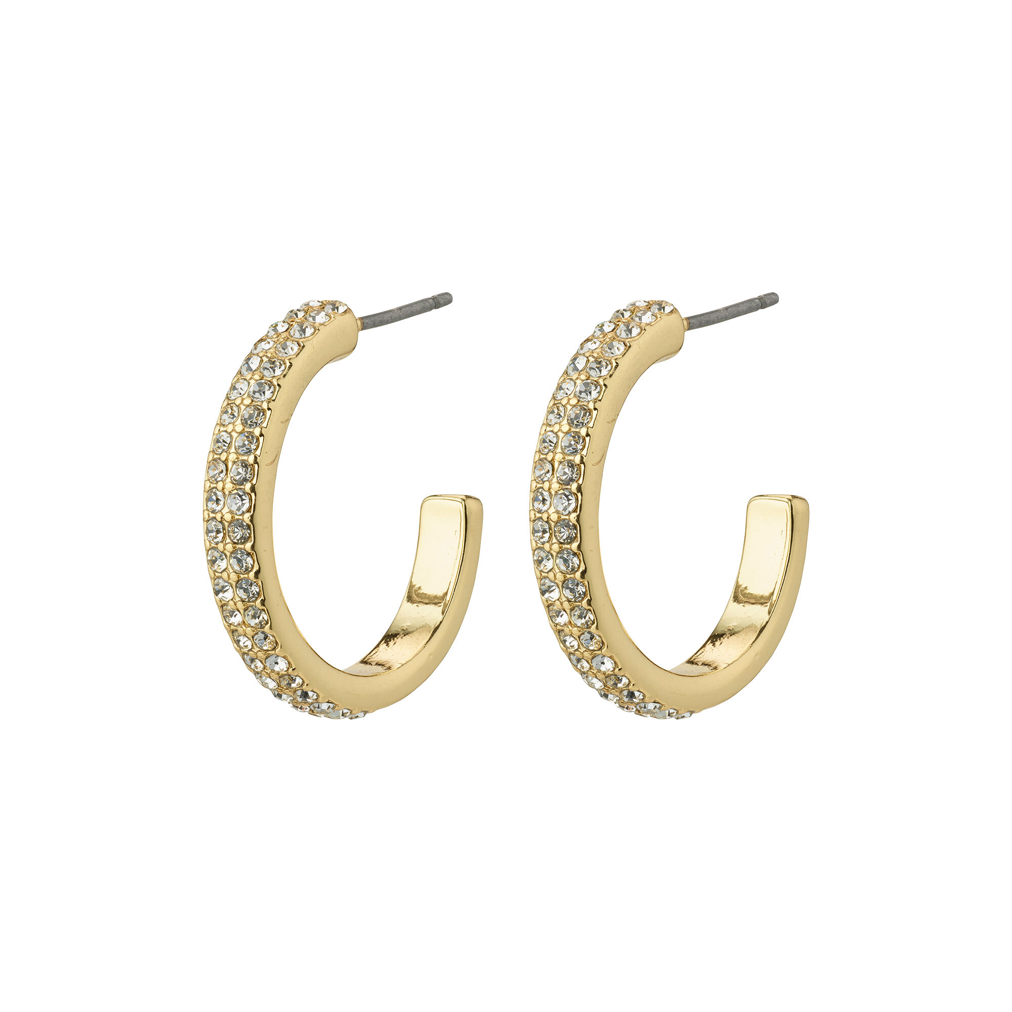 Recycled gold outlet hoop earrings